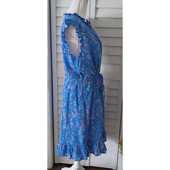 Draper‎ James Lucinda Popover Dress Daisy Bluebell Print 1X NEW - Picture 7 of 13